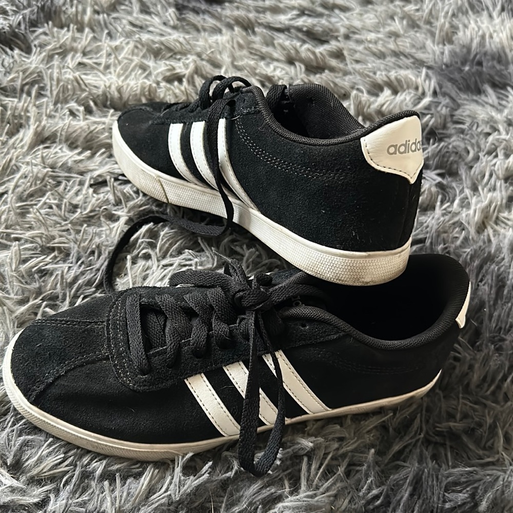 Like new black suede adidas